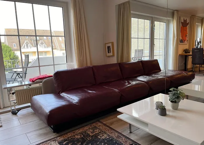 Fewo1846 - Wellenrauschen - Strandnahes Mit Balkon Und Meerblick Apartman Harrislee